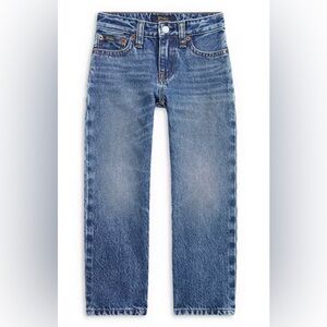 Ralph Lauren Girls The High Rise Straight Blue Jeans
